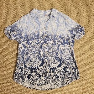 Women's Allison Daley Button Up Paisley Shirt